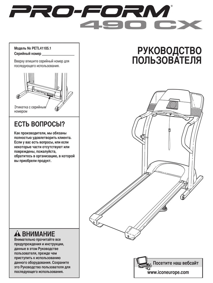 Pro-Form 490 Cx Treadmill 