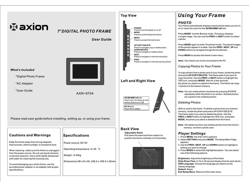 Axion AXN-9704 user guide