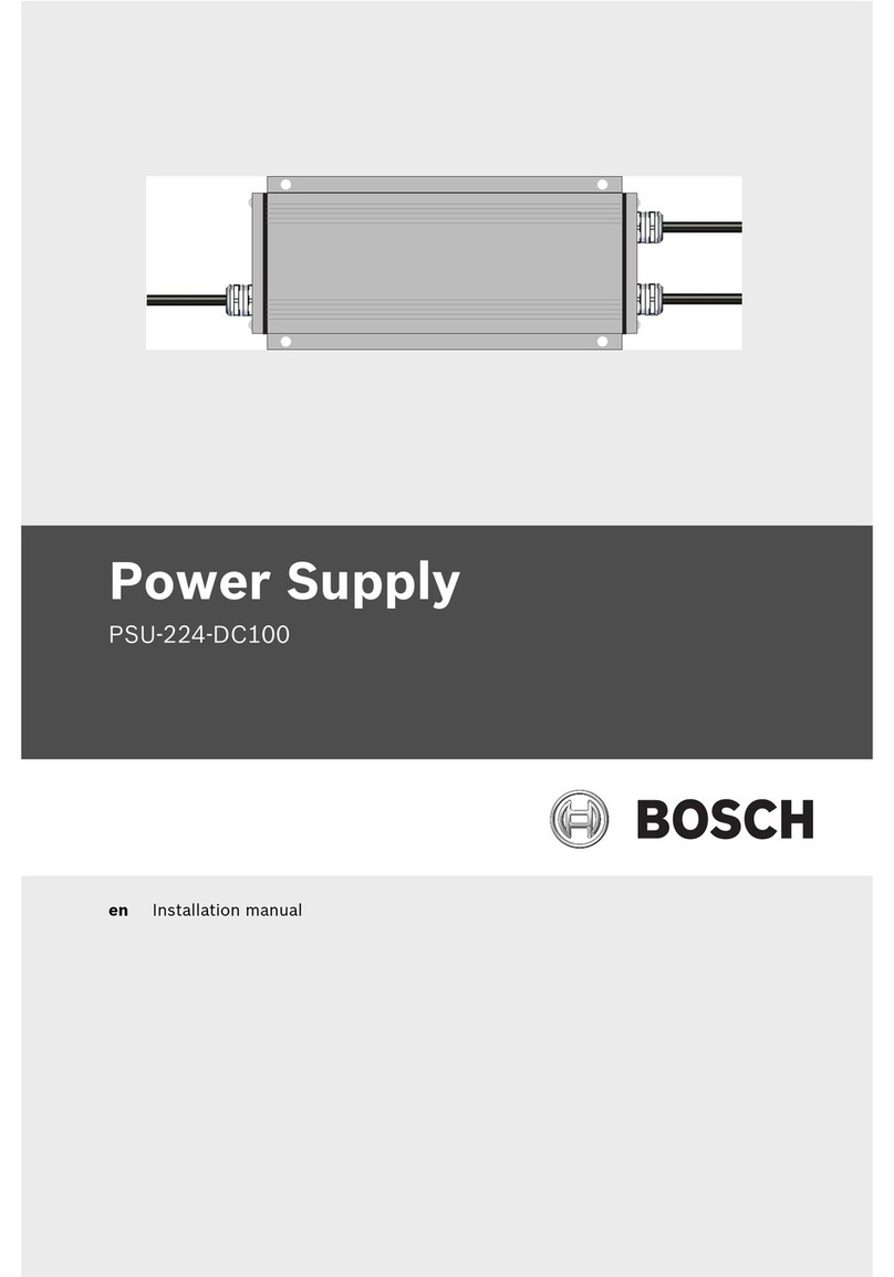 Bosch PSU-224-DC100 User manual