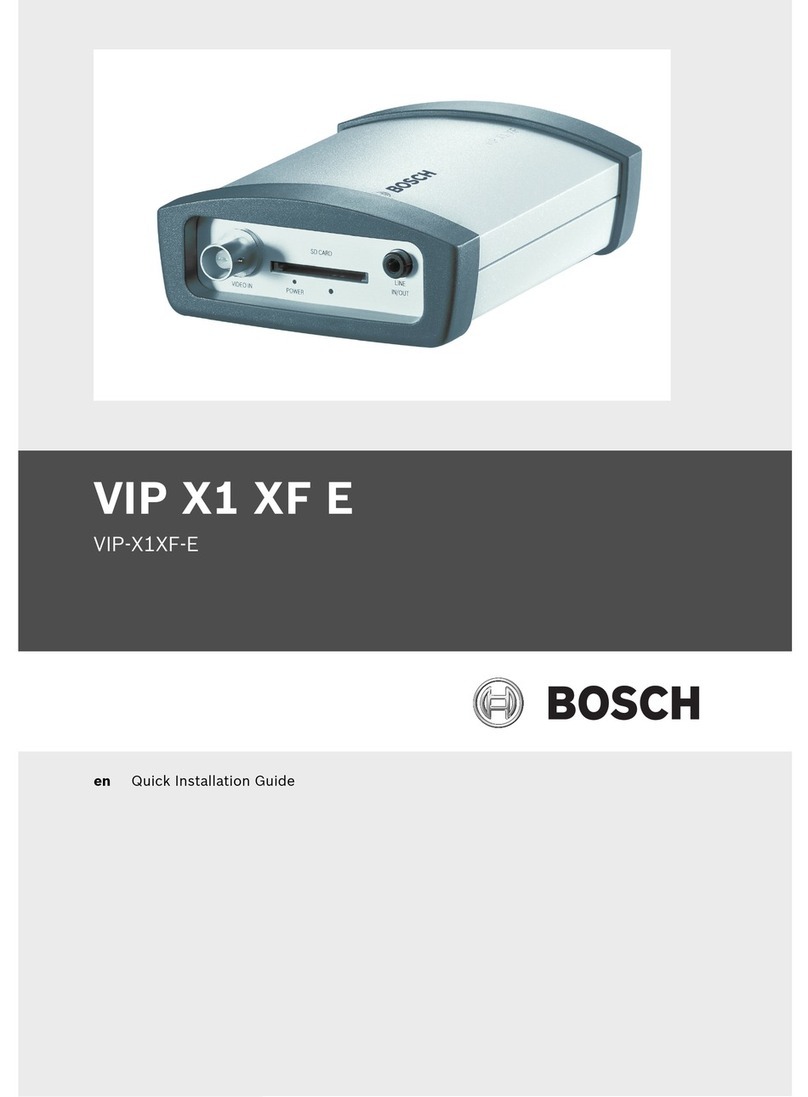 Bosch VIP-X1XF-E User manual Bosch VIP-X1XF-E User manual