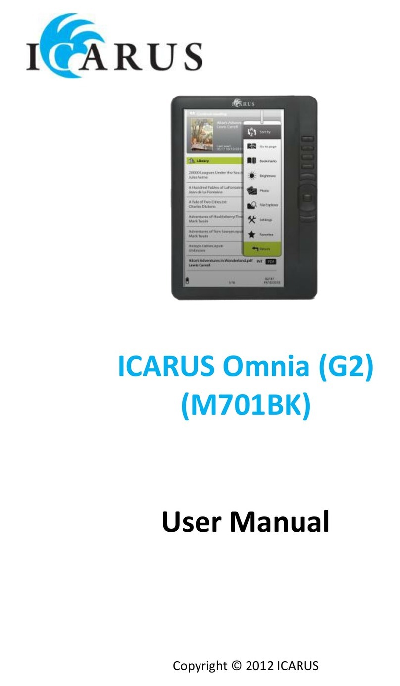 Icarus Omnia G2 M701BK User manual Icarus Omnia G2 M701BK User manual