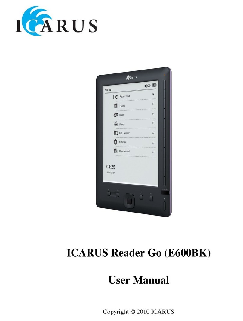 Icarus GO E600BK User manual Icarus GO E600BK User manual
