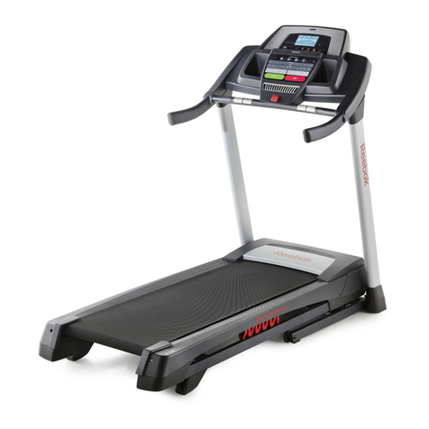 Reebok 710 Treadmill manual
