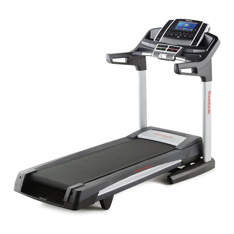 Reebok 1910 Treadmill User manual