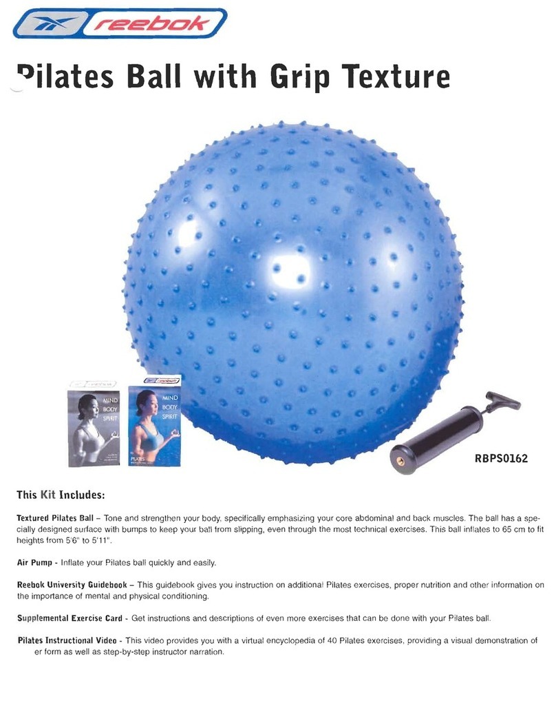 Reebok 65cm Massage Ball User manual