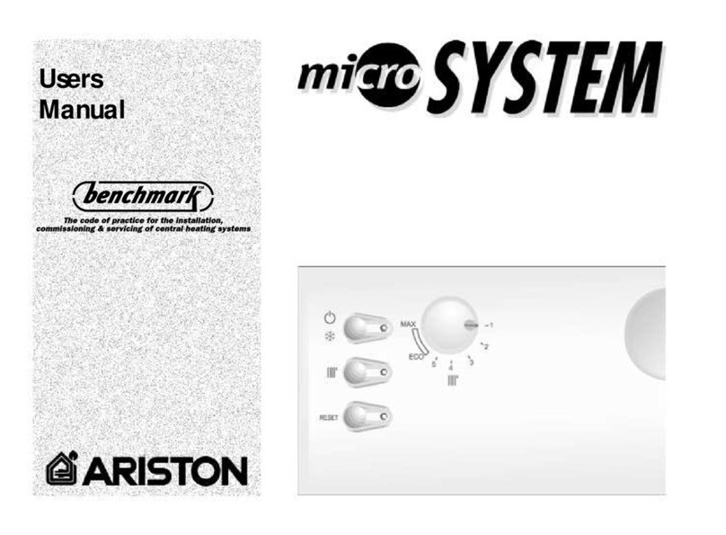 Ariston microSYSTEM 15 RFFI User manual Ariston microSYSTEM 15 RFFI User manual