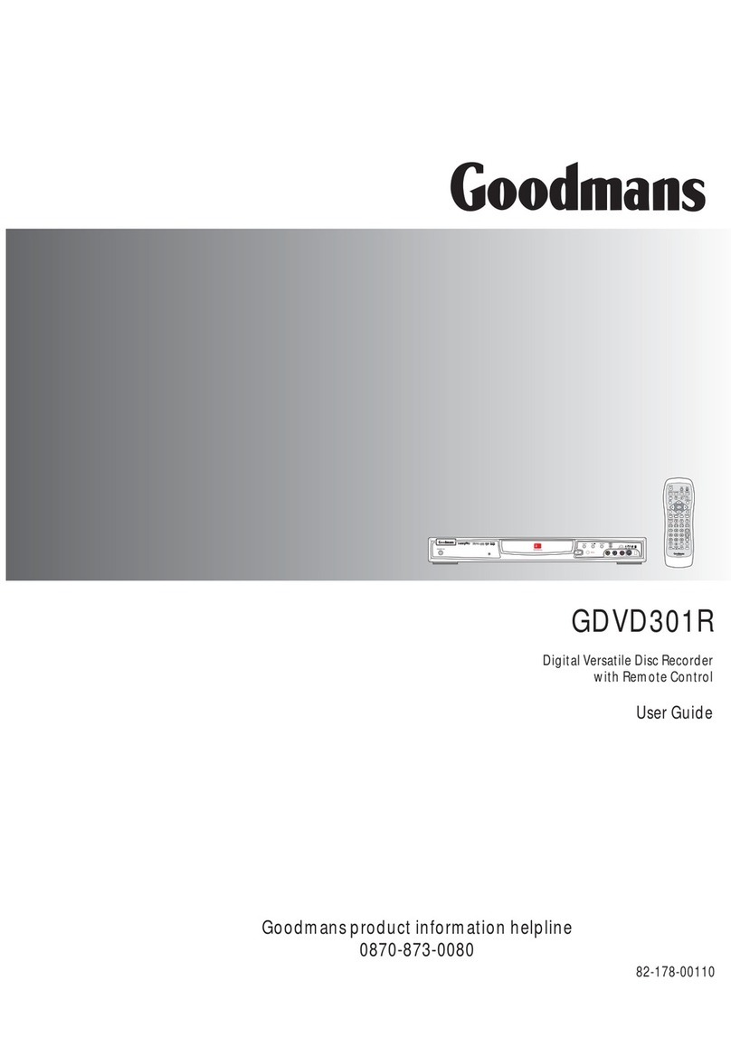 Goodmans GDVD301R User manual