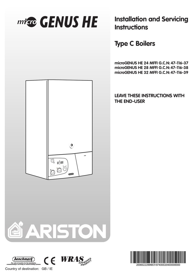 Ariston microGENUS HE 28 MFFI User guide Ariston microGENUS HE 28 MFFI User guide