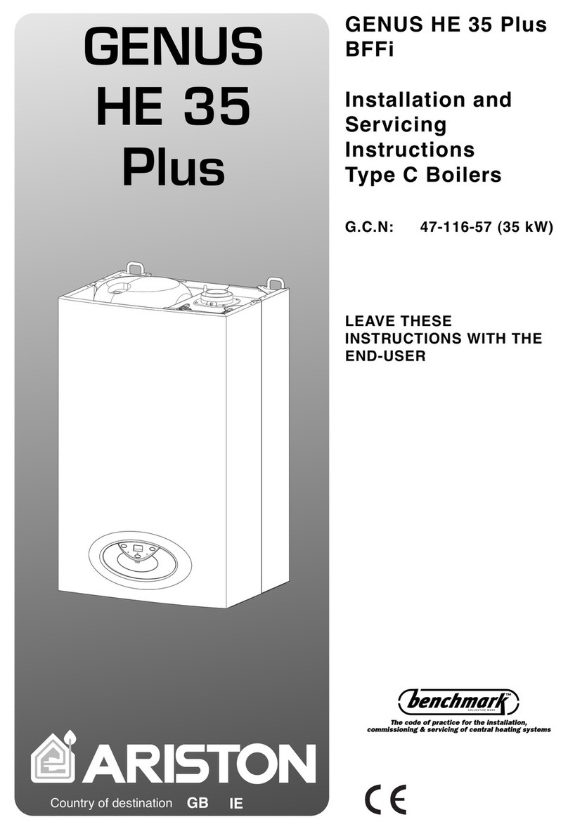 Ariston GENUS HE 35 Plus User guide