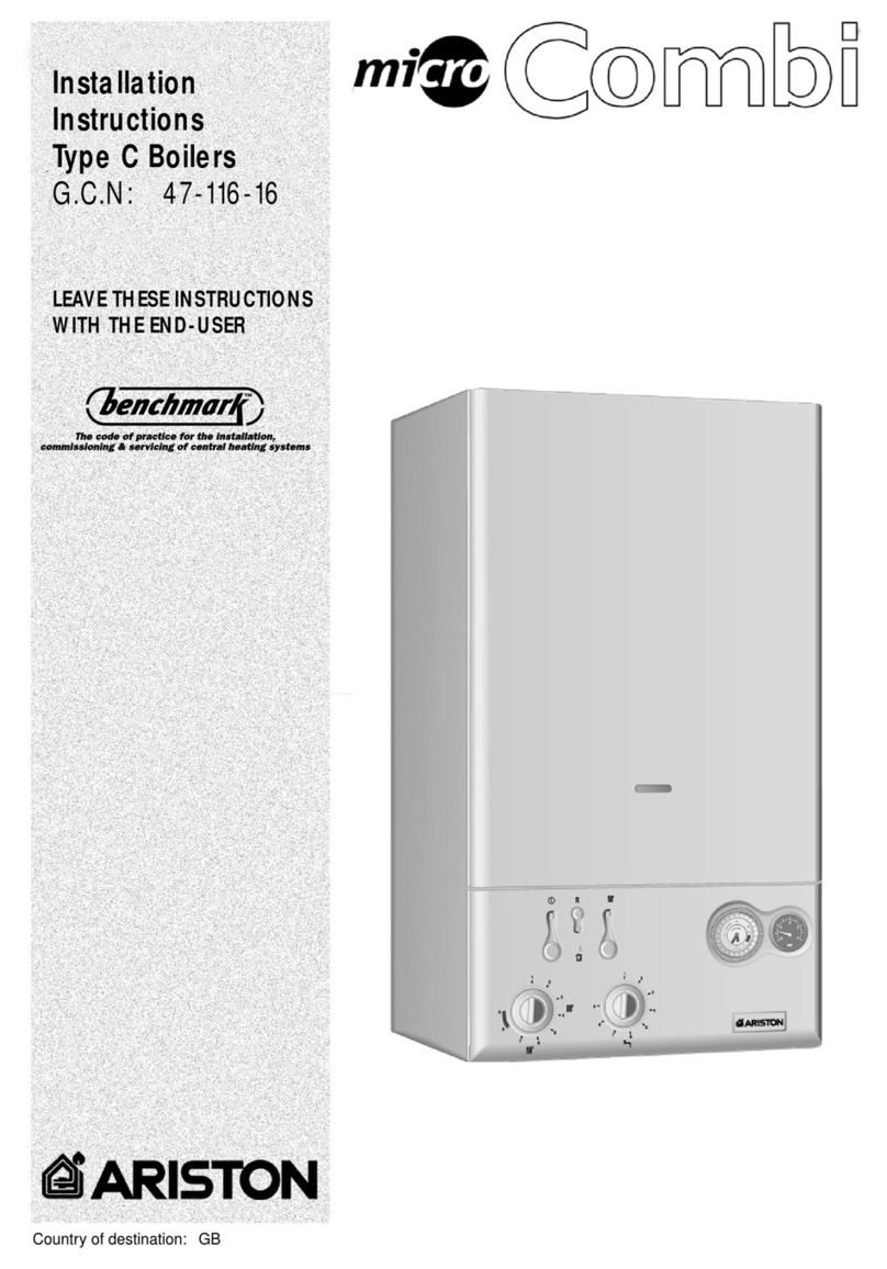 Ariston MICROCOMBI 23 MFFI installation instructions Ariston MICROCOMBI 23 MFFI installation instructions