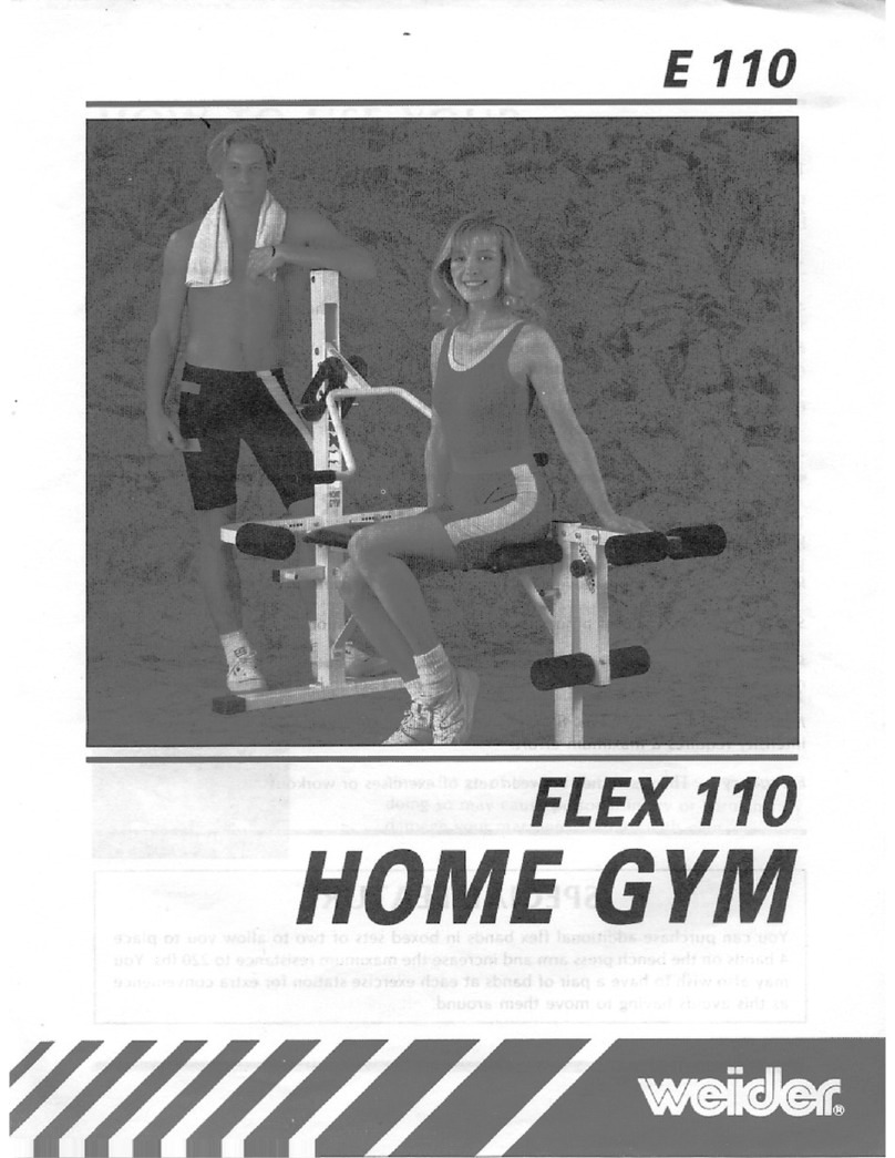 Weider 110 L B Weight Set user manual