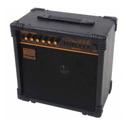 Roland DAC-15D User manual