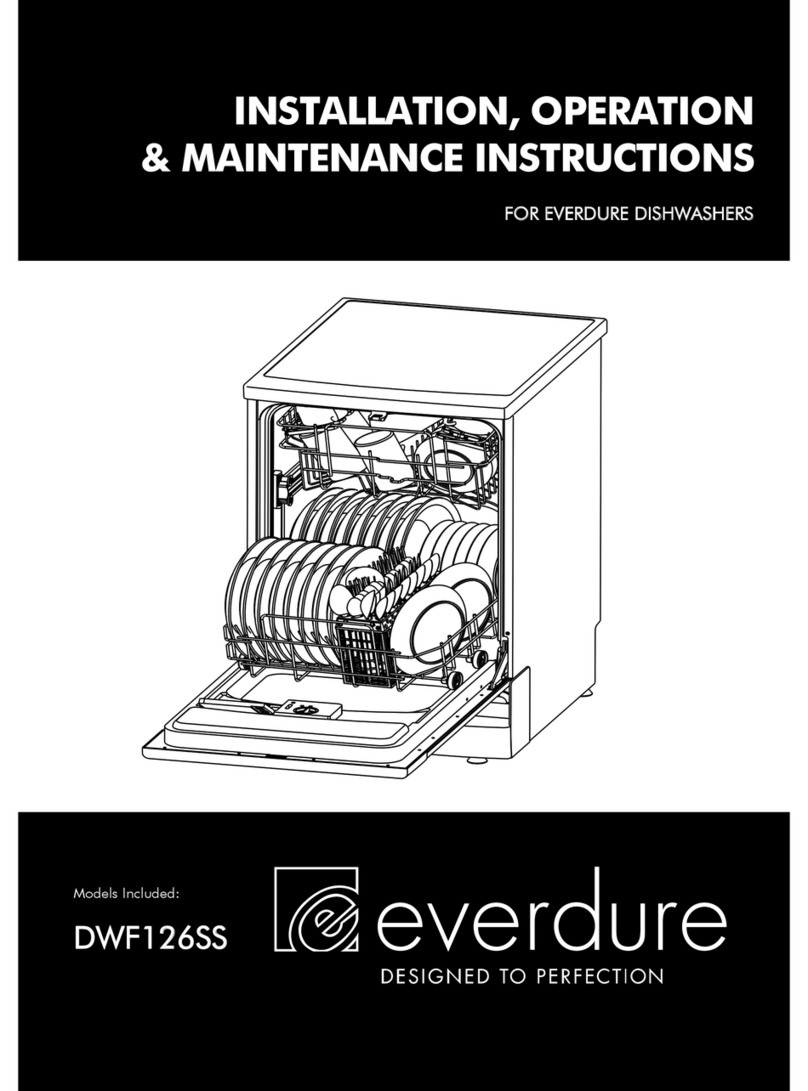 Everdure DWF126SS Installation, operation & maintenance instructions