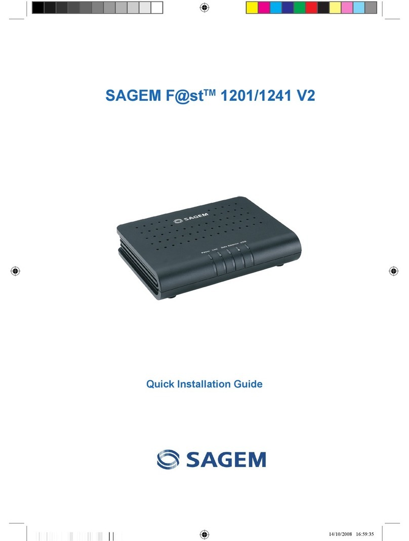 Sagem 1201 User manual