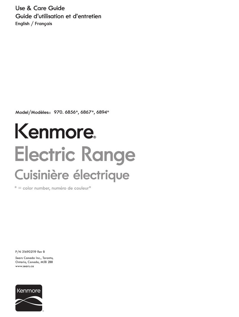 Kenmore 970-6856 Series Use & care guide