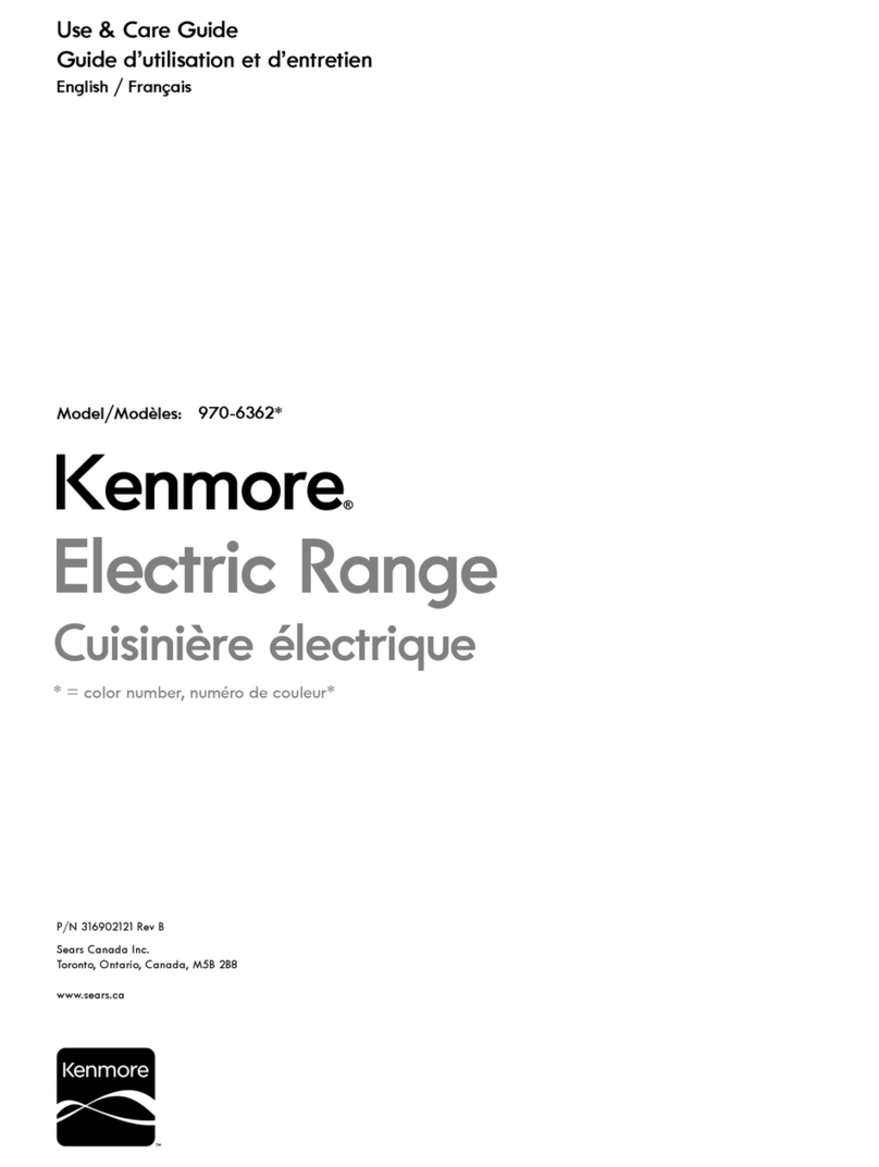Kenmore 970-6363* User manual