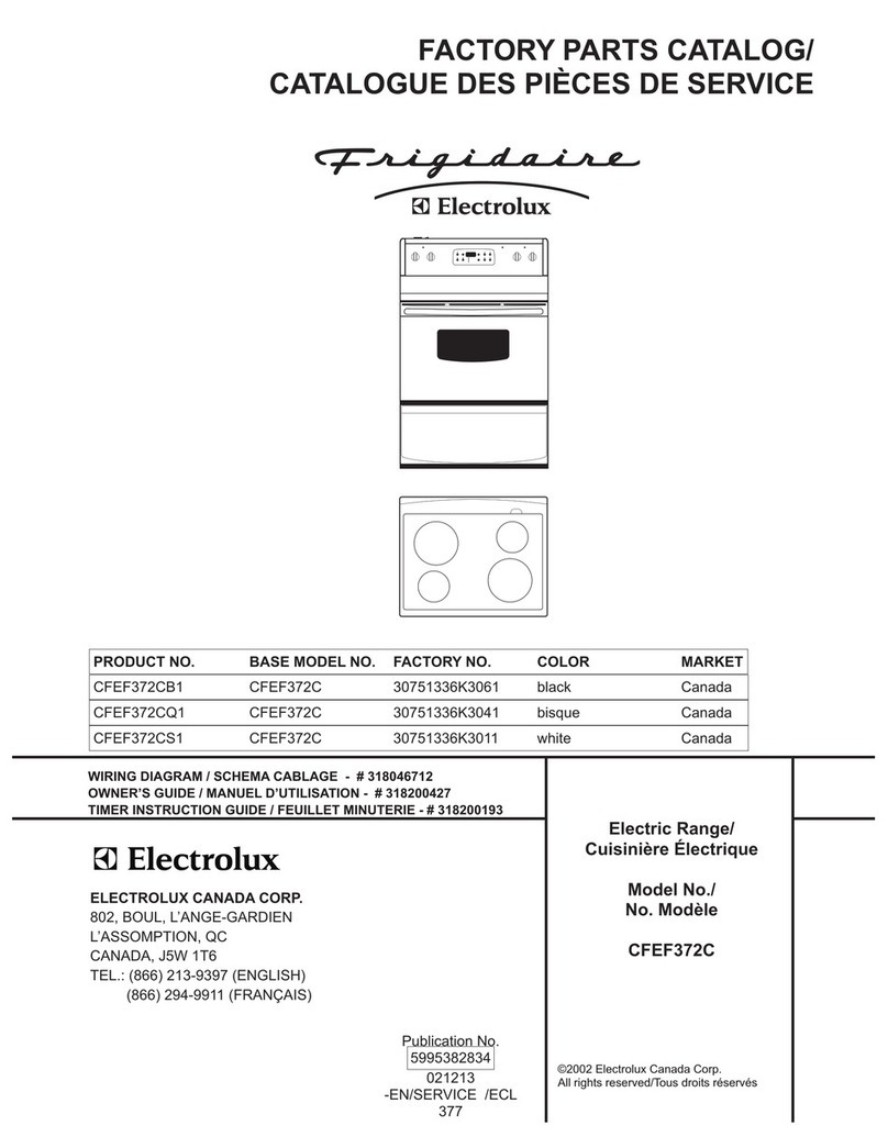Electrolux CFEF372C Factory parts catalog