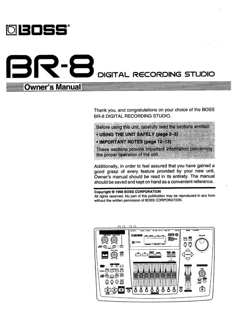 Roland BR-8 owner's manual