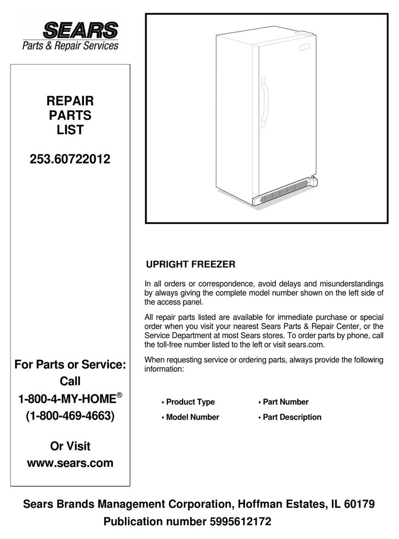Electrolux 253.60722012 Repair parts list