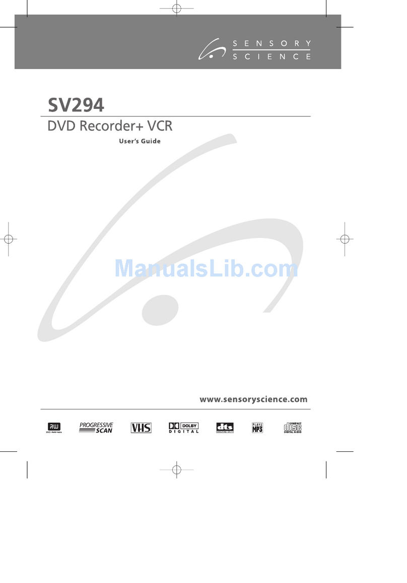 Sensory Science SV294 user guide