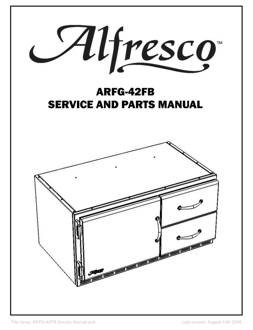 Alfresco ARFG-42FB Building instructions