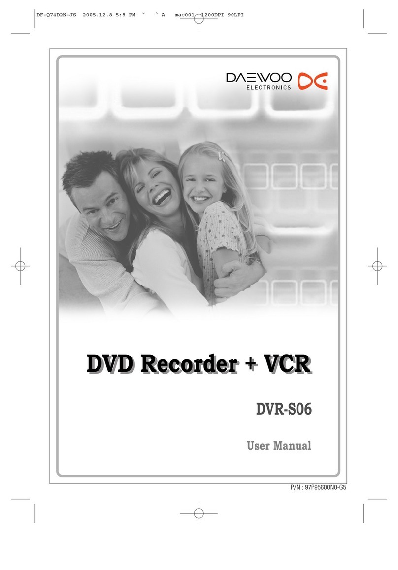 Daewoo DVR-S06 User manual Daewoo DVR-S06 User manual