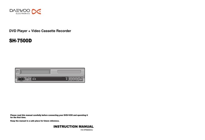 Daewoo SH-7500D User manual