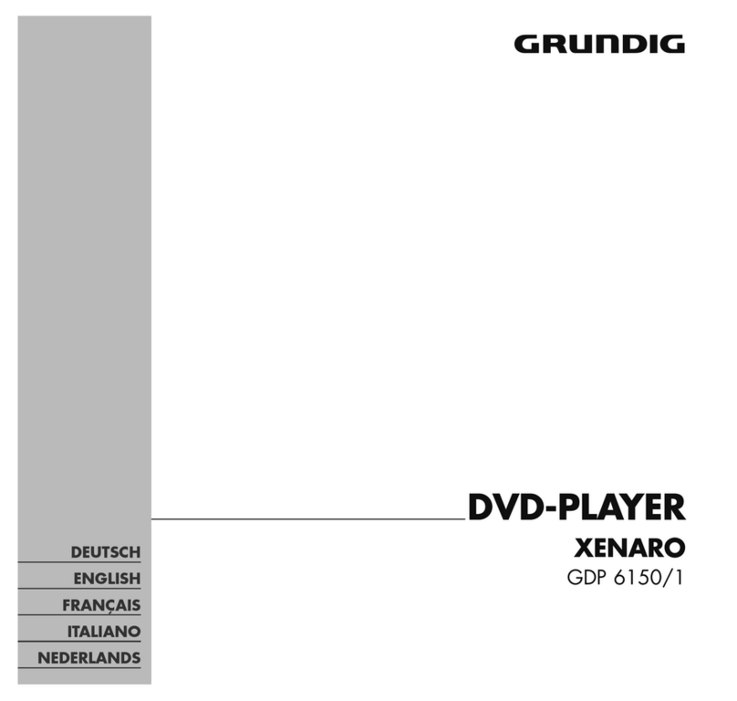 Grundig XENARO GDP 6150/1 User manual