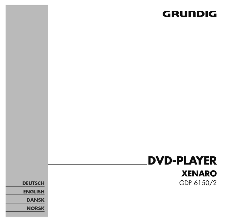 Grundig XENARO GDP 6150/2 User manual