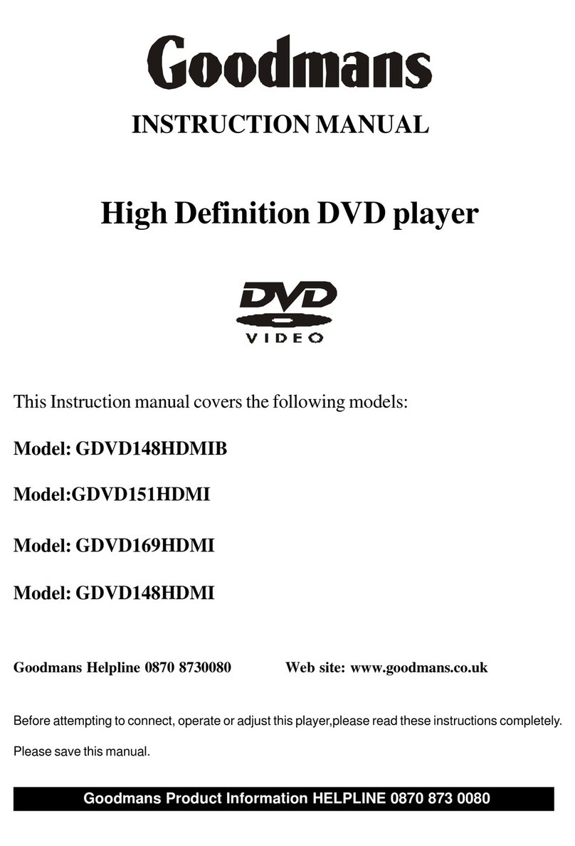 Goodmans GDVD148HDMIB instruction manual