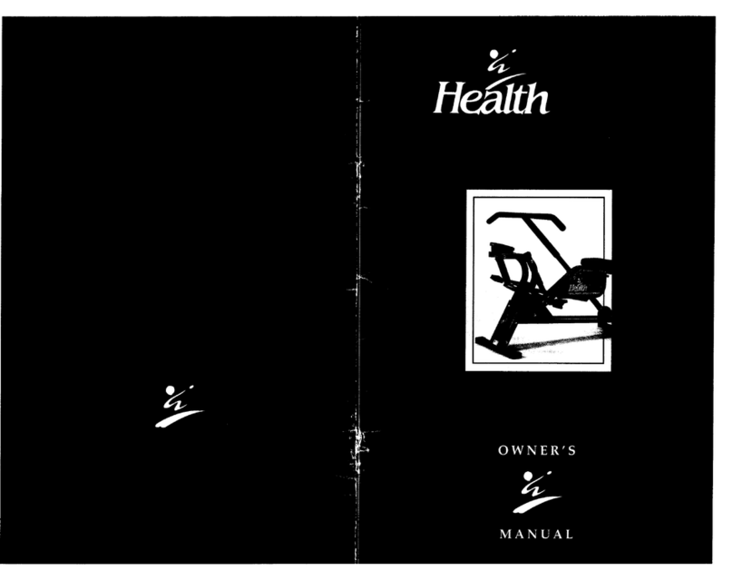 HEALTH RIDER Cardio 95 manual