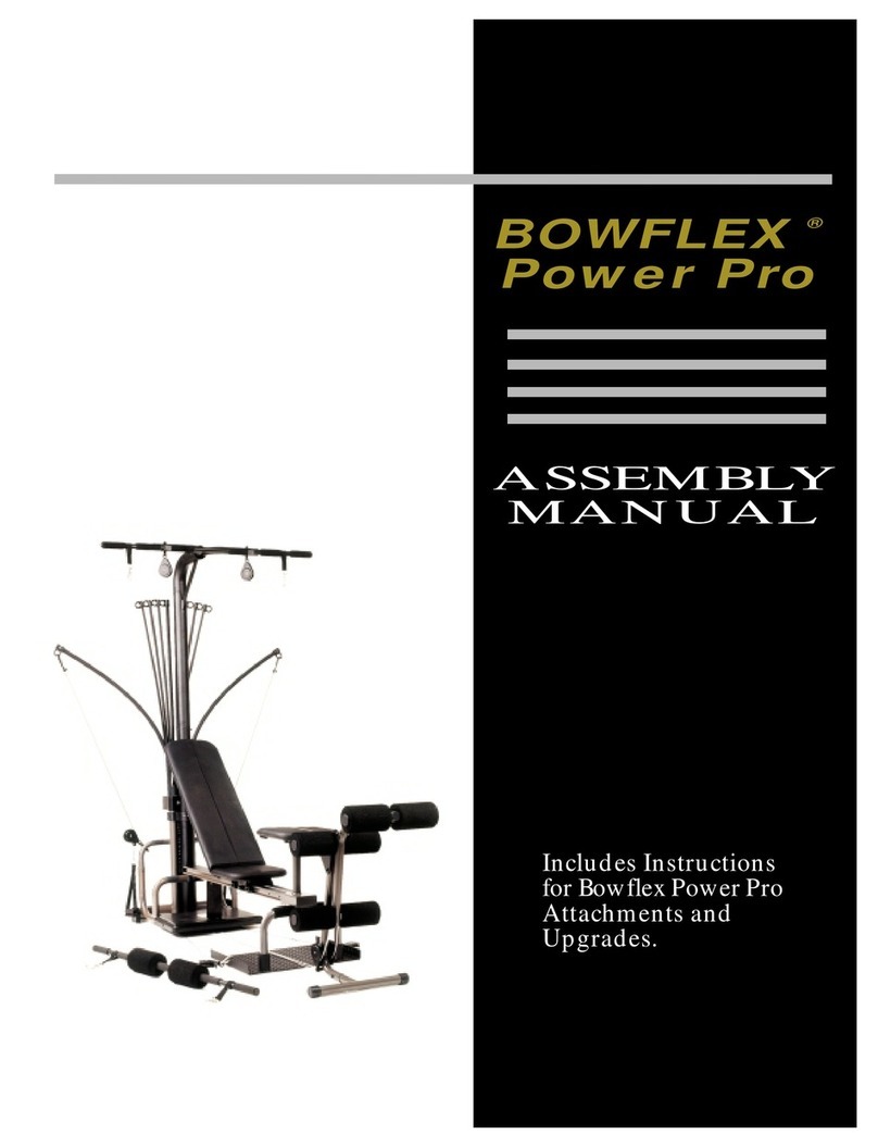 Bowflex Power Pro Assembly manual