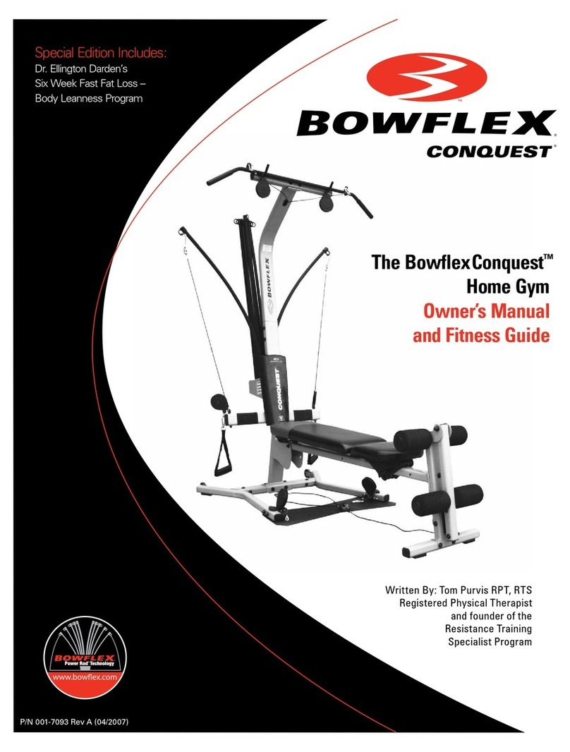 Bowflex Conquest User manual