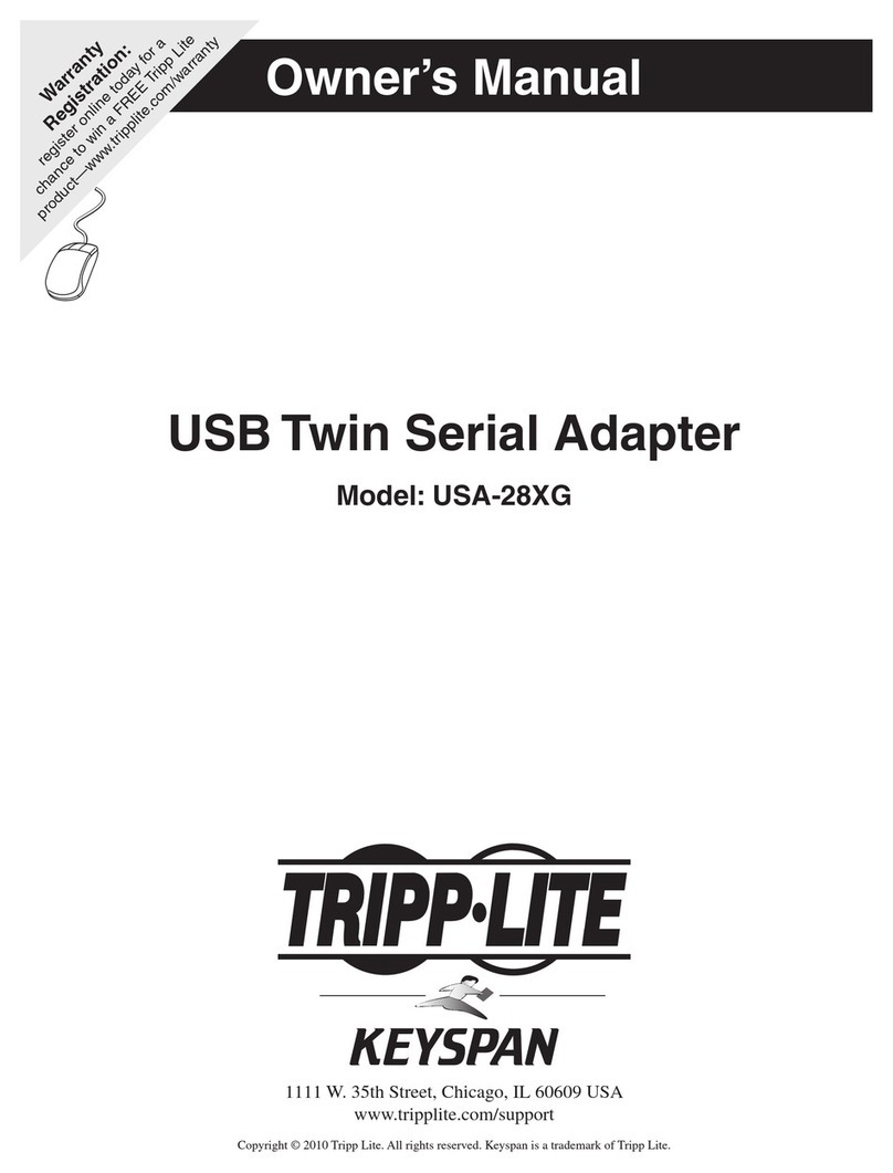 Tripp Lite USA-28XG User manual