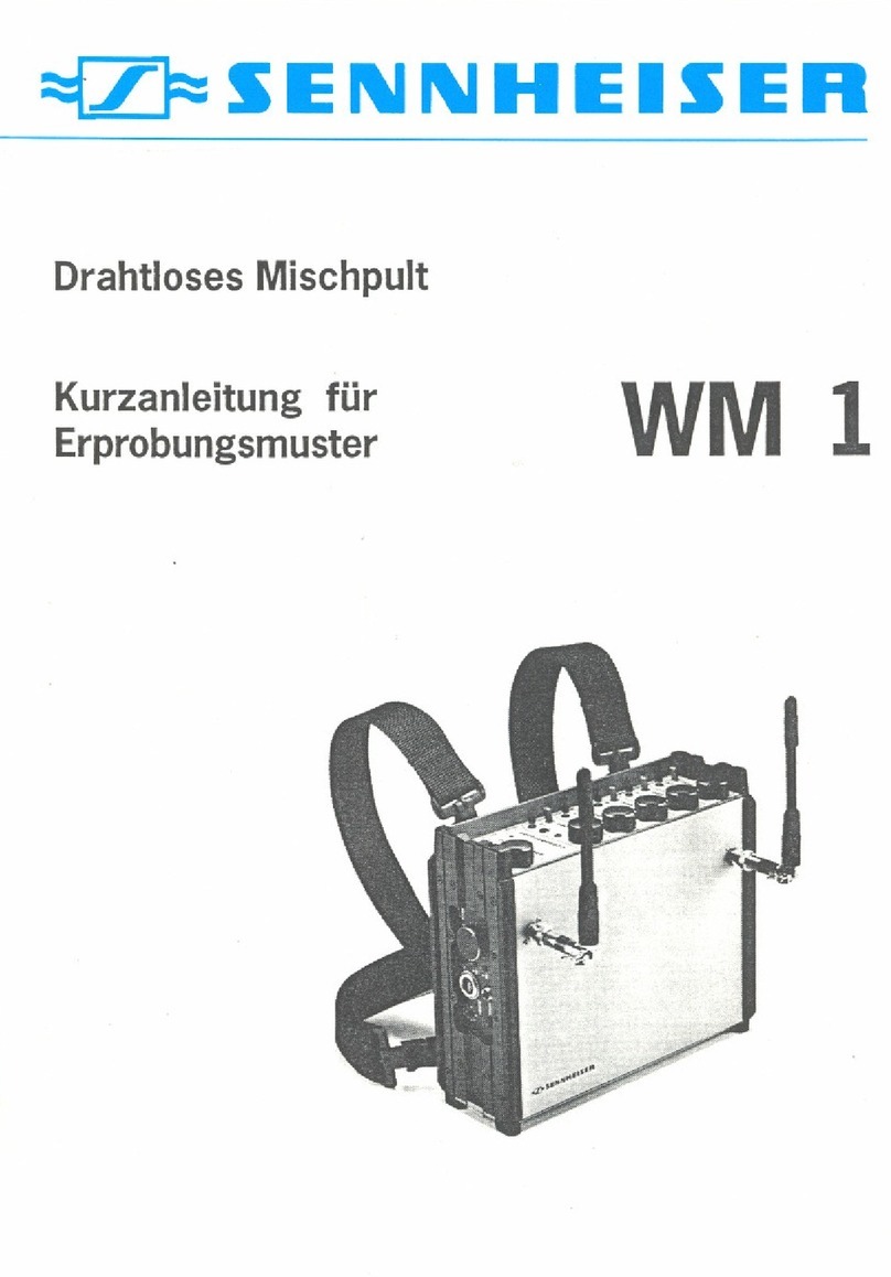 Sennheiser WM 1 Kurzanleitung