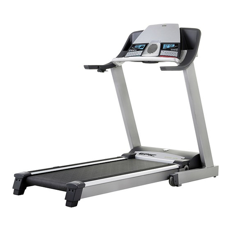 Epic 600 Mx Treadmill user manual