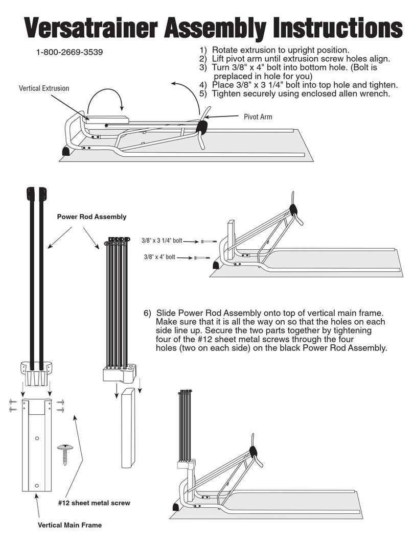 Bowflex VersaTrainer User manual