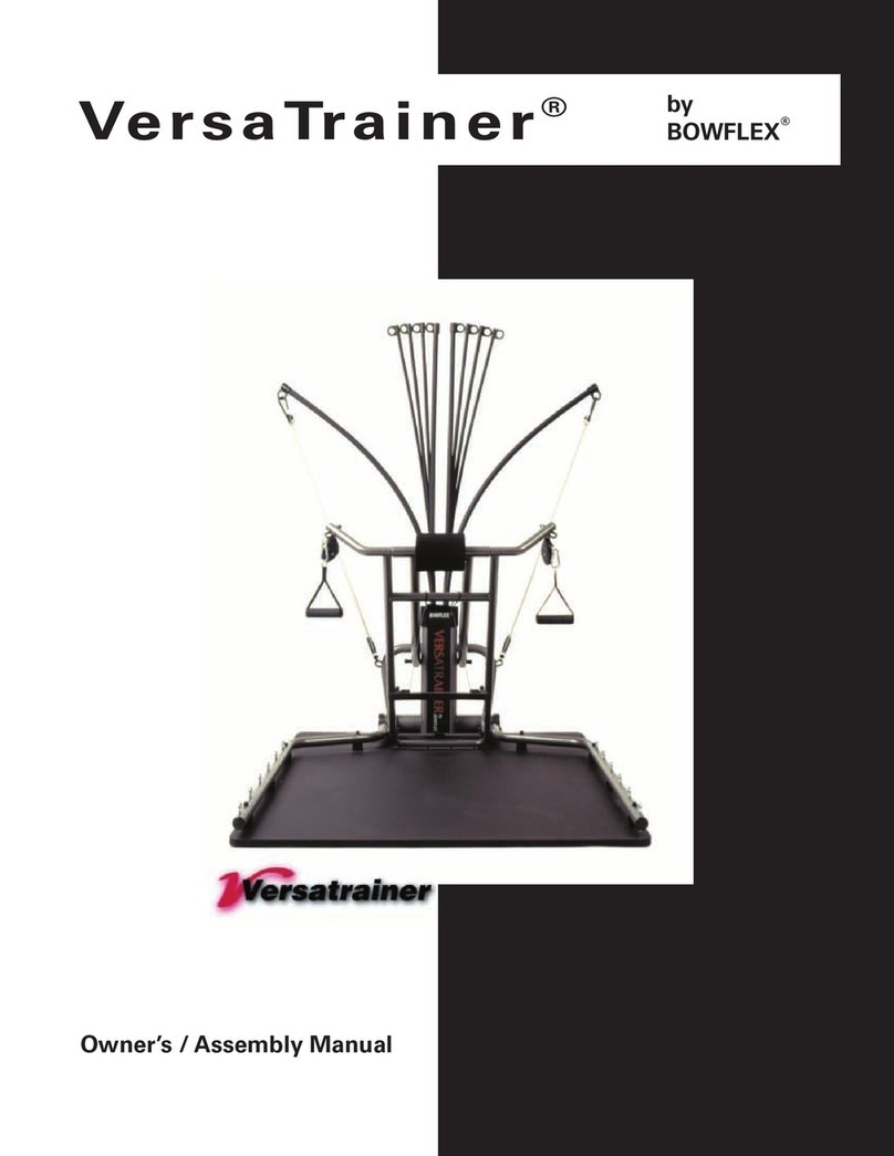 Bowflex VersaTrainer User manual