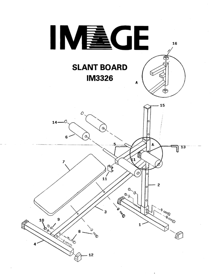 Image Fitness 3326 Slant Board manual
