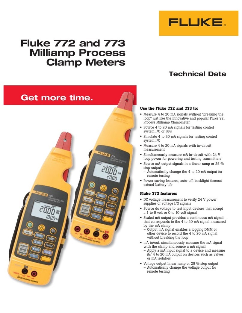 Fluke 772 User manual