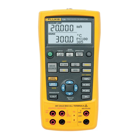 Fluke 726 user manual
