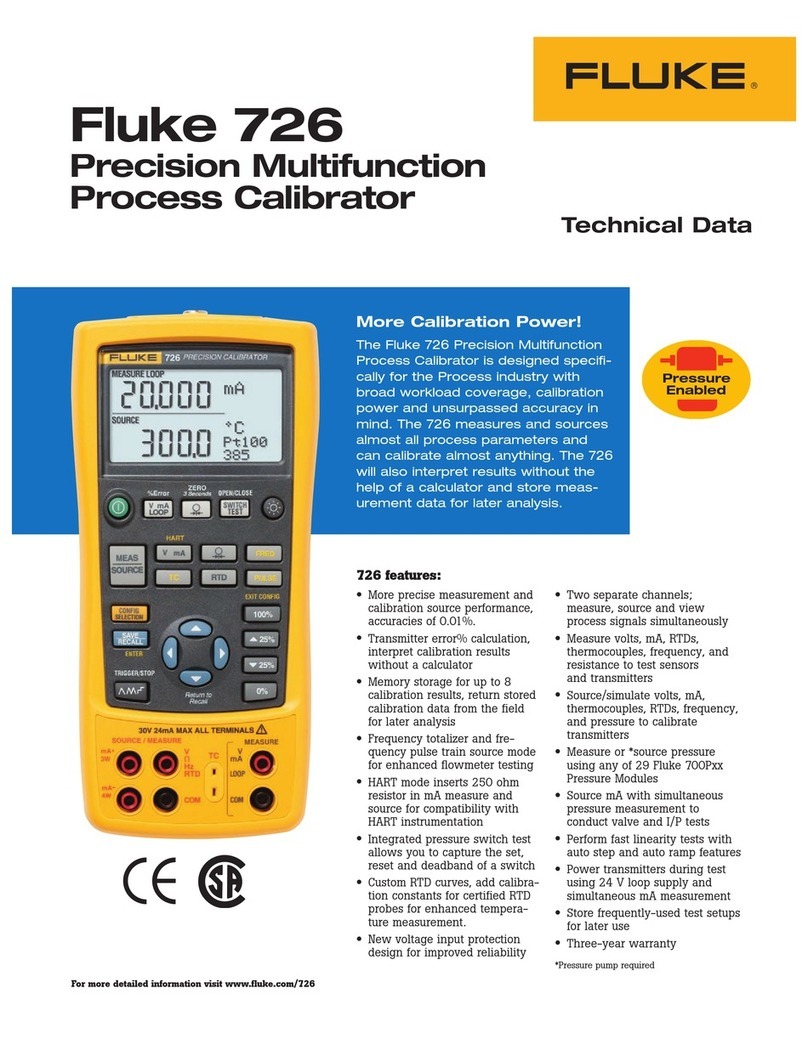 Fluke 726 Instruction manual