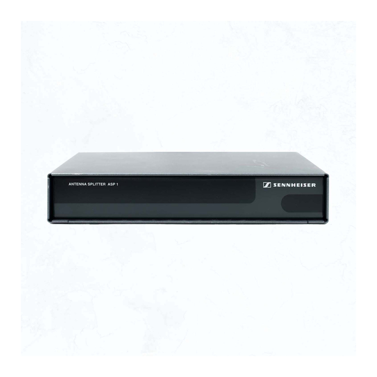 Sennheiser ASP 1 Instructions for use Sennheiser ASP 1 Instructions for use