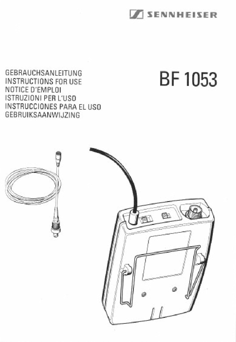 Sennheiser BF 1053 Instructions for use