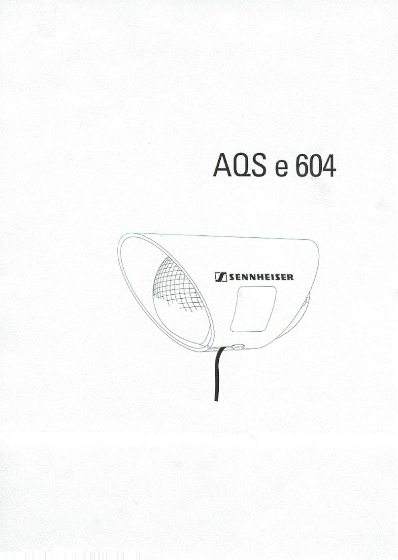 Sennheiser AQS e 604 Betriebsanleitung
