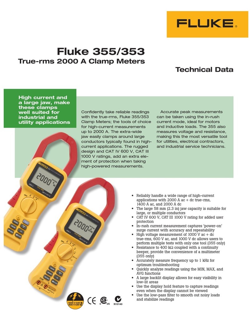 Fluke 353 Specifications