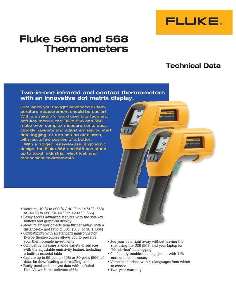 Fluke 566 Technical data
