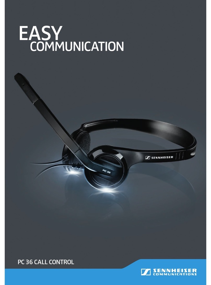 Sennheiser PC 36 Call Control Instructions for use