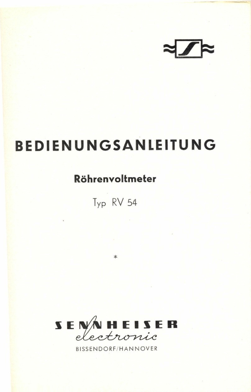 Sennheiser RV 54 Bedienungsanleitung