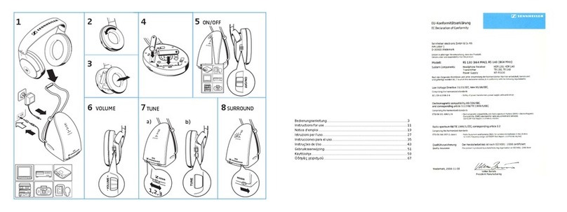 Sennheiser RS 130 Instructions for use